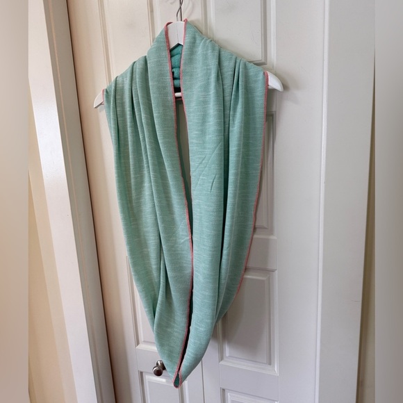 Chic Mint Green Infinity Scarf | O/S - Picture 3 of 5